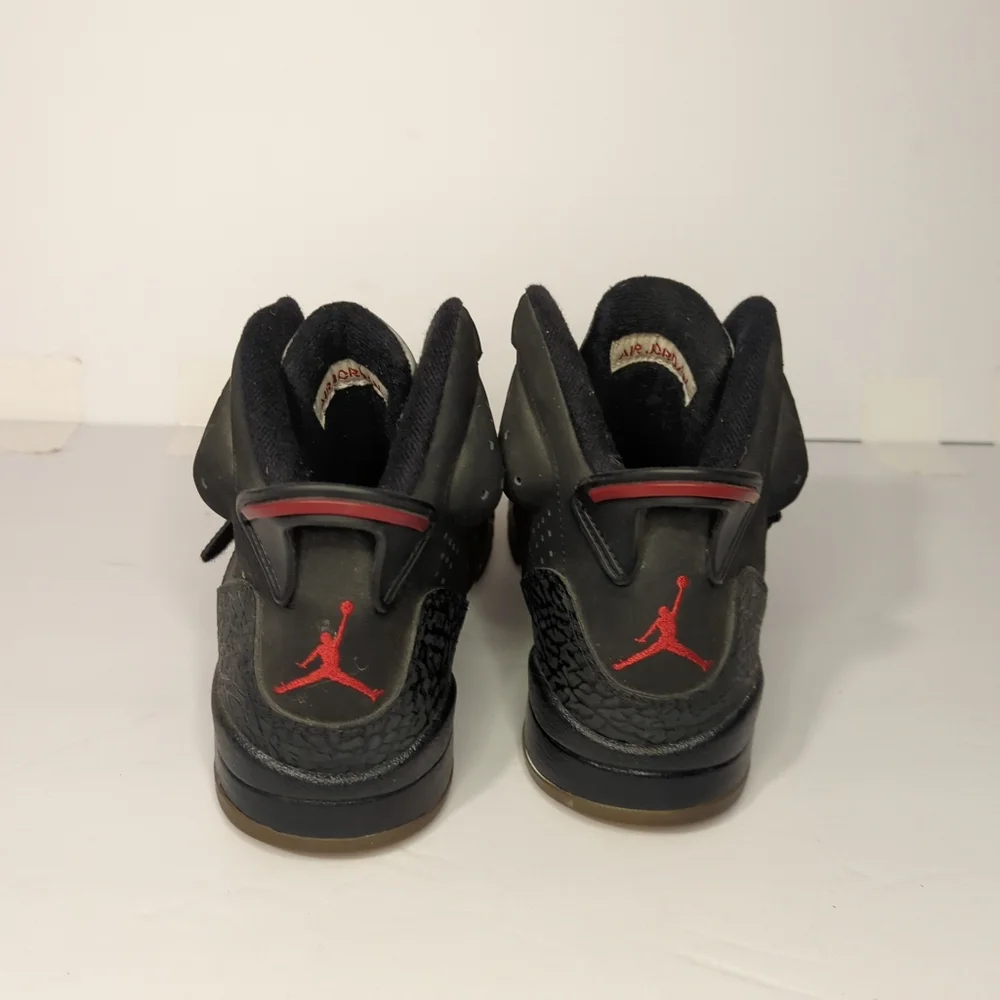 Air Jordans Son Of Mars Black Cement Sneakers - Mens Size 9